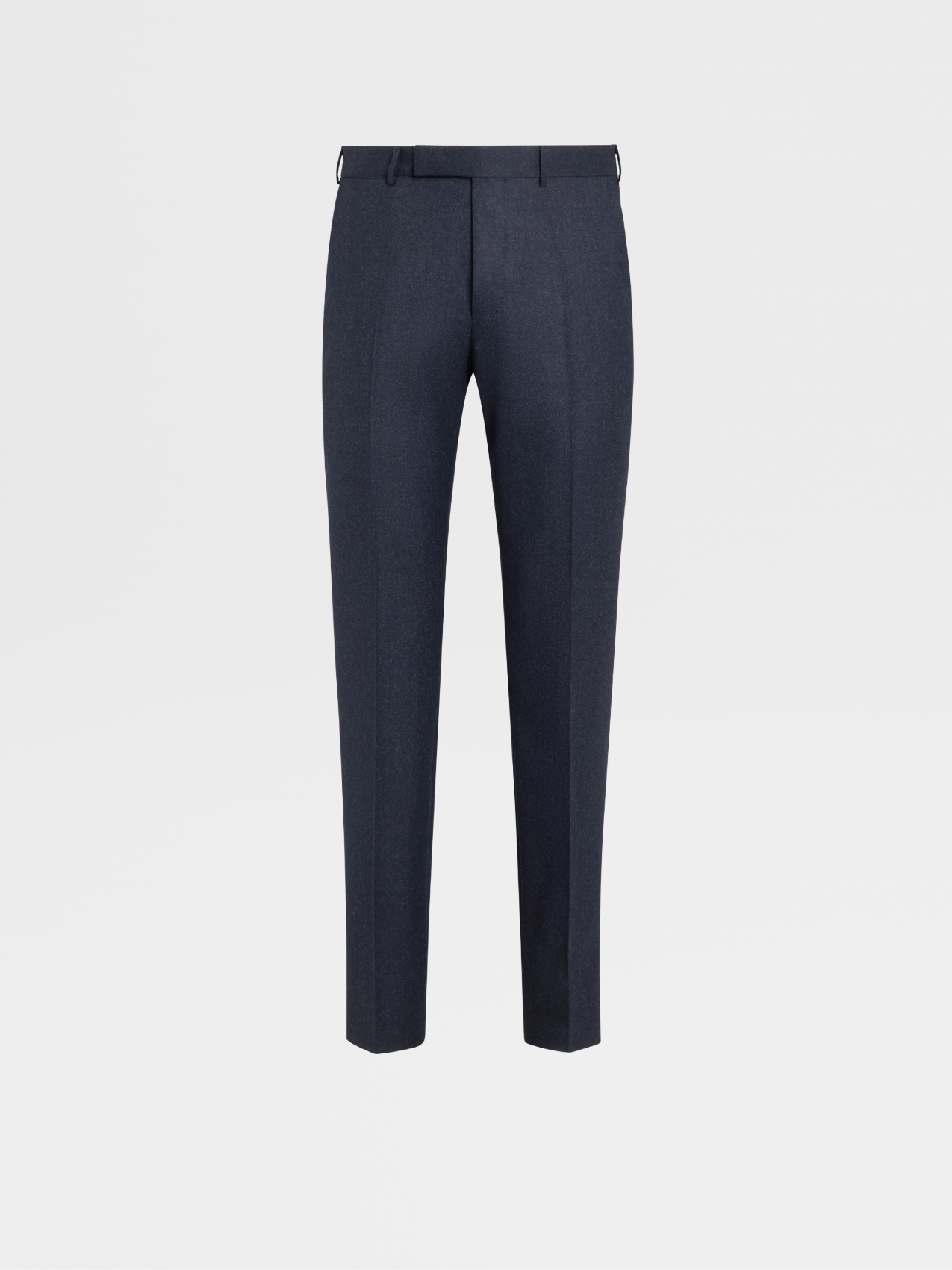 Blue Pure Wool Trousers